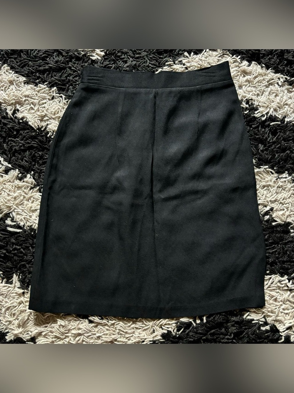 Byer Studio Vintage 90’s Black Pencil Skirt w/ Partially Elastic Waist Women’s 6